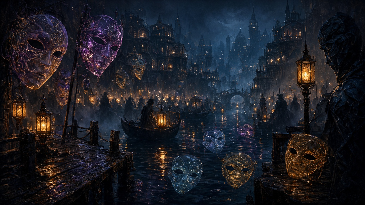 Illustration — Le Masque de Verre