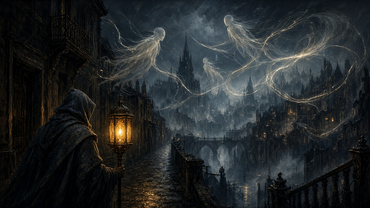 Illustration — Saga Les Archives Scellées - Le Pacte des Ombres Blanches - Tome II